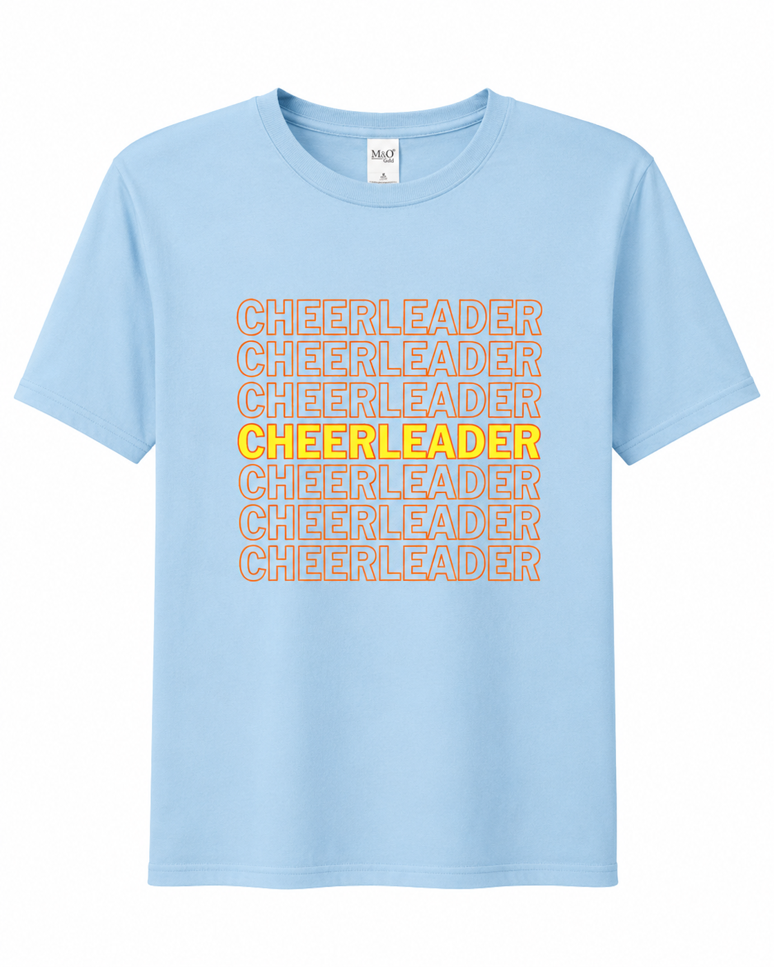 Stacked Cheerleader Graphic T-Shirt