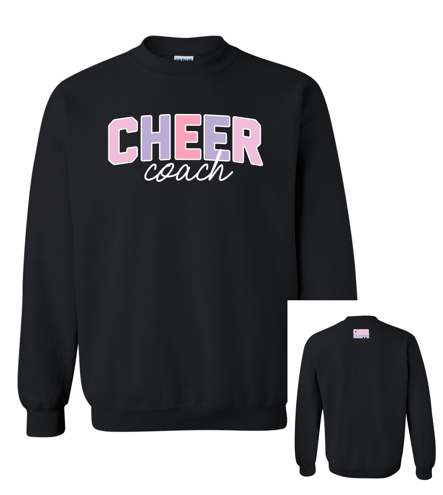 Cheer Coach Arch Crewneck Sweatshirt