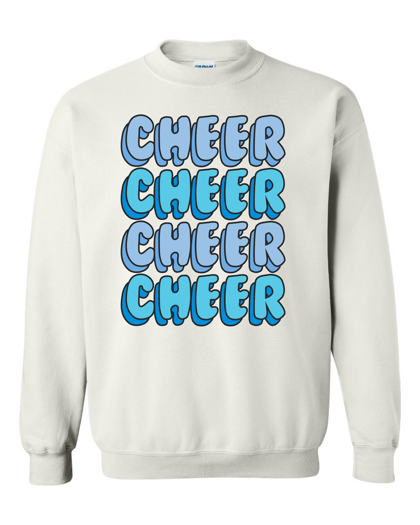 Cheer Quad Graphic Crewneck Sweatshirt