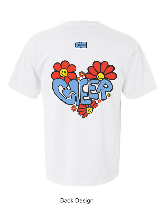 Flower Heart Cheer T-Shirt