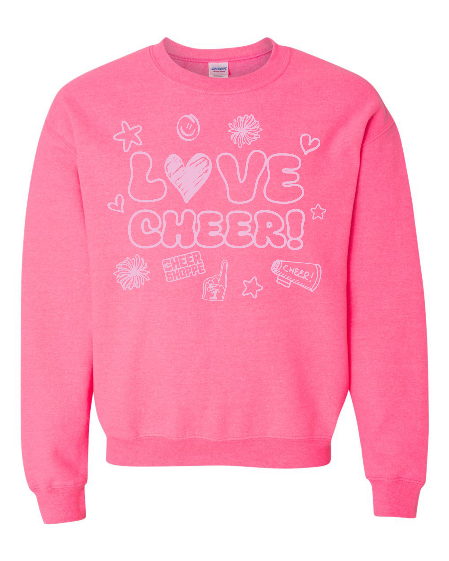 Love Cheer Pink Crewneck